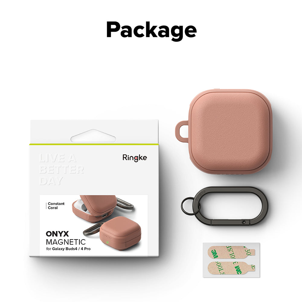 Magnetické pouzdro Ringke Onyx pro Samsung Galaxy Buds4 / Buds4 Pro, bronzové