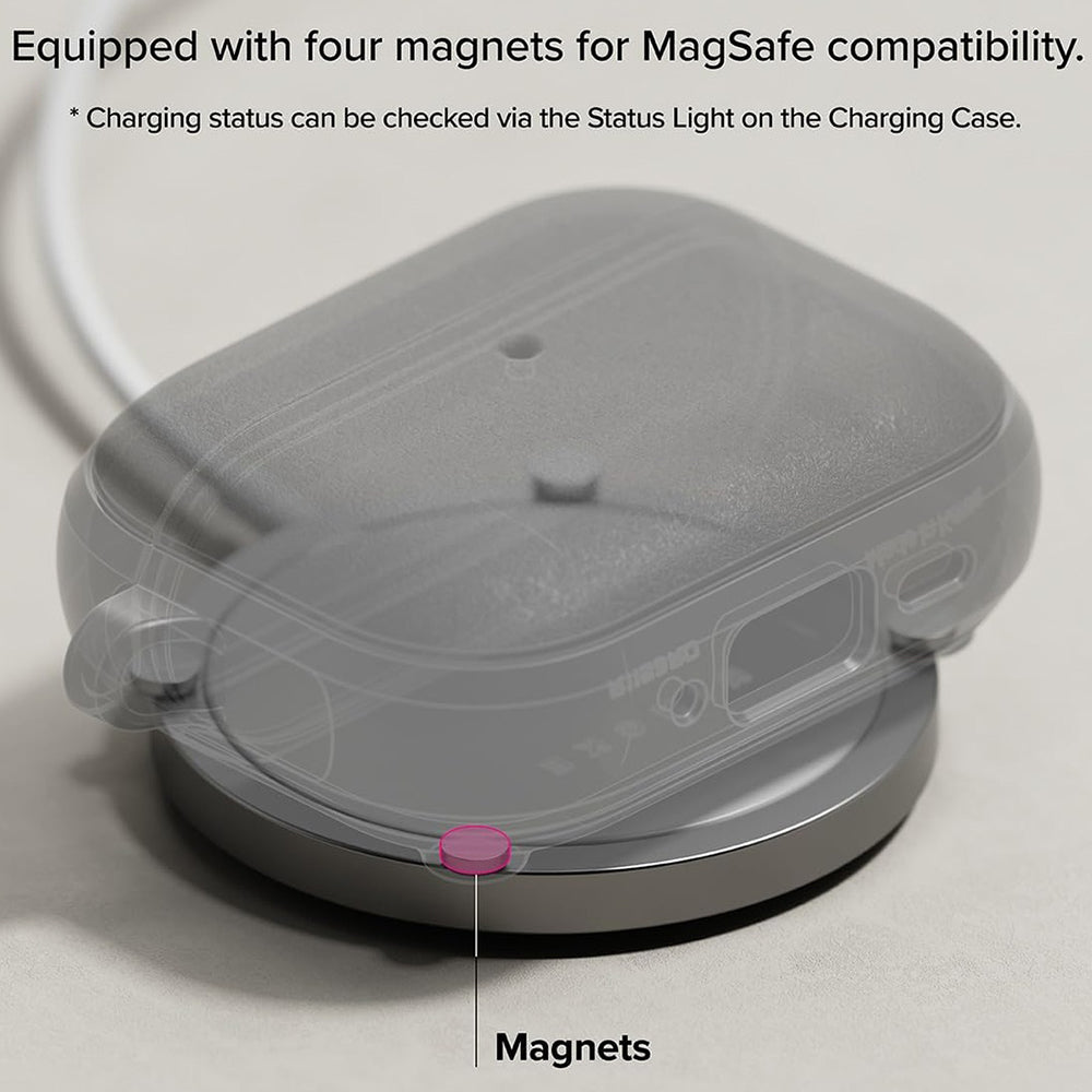Magnetické pouzdro Ringke Onyx pro Apple AirPods Pro 3, šedé