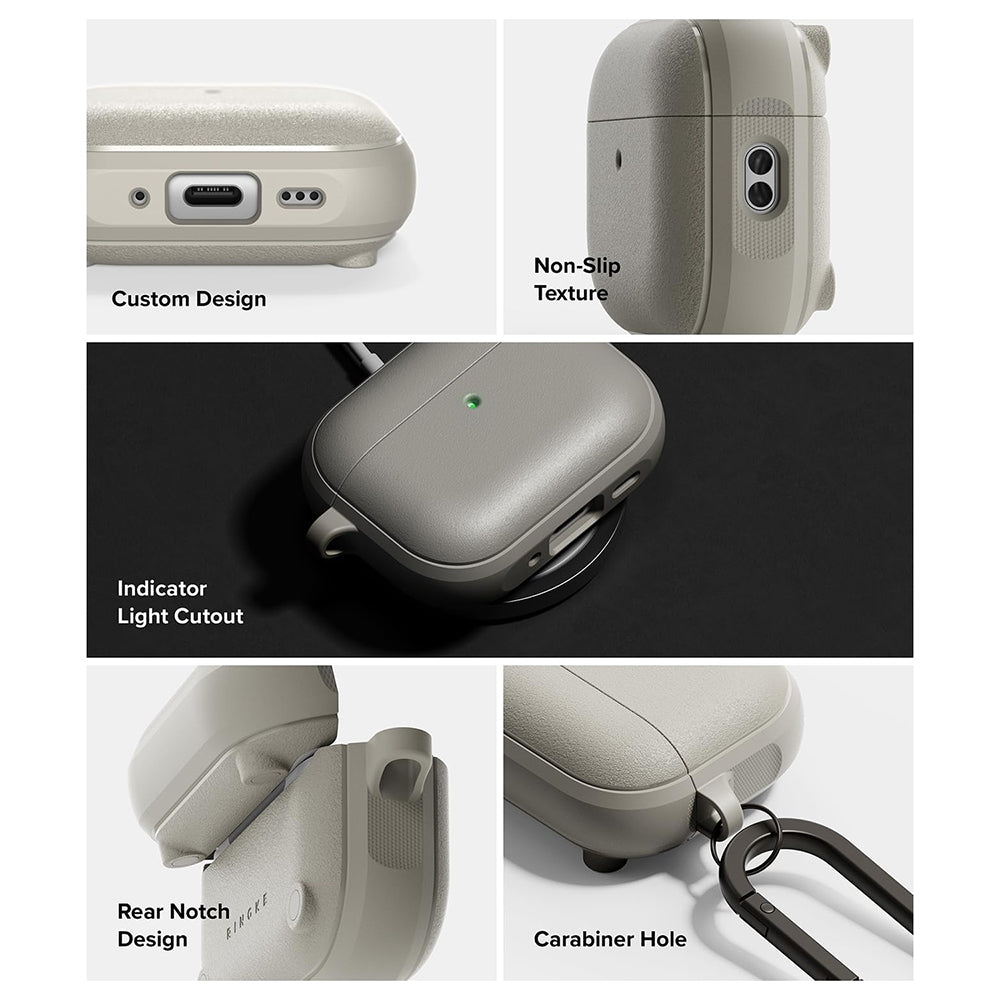 Magnetické pouzdro Ringke Onyx pro Apple AirPods Pro 3, šedé