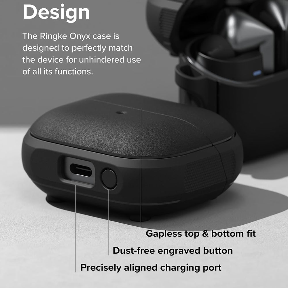 Pouzdro Ringke Onyx Magnetic pro Samsung Galaxy Buds3 FE / Buds3 Pro / Buds3, černé
