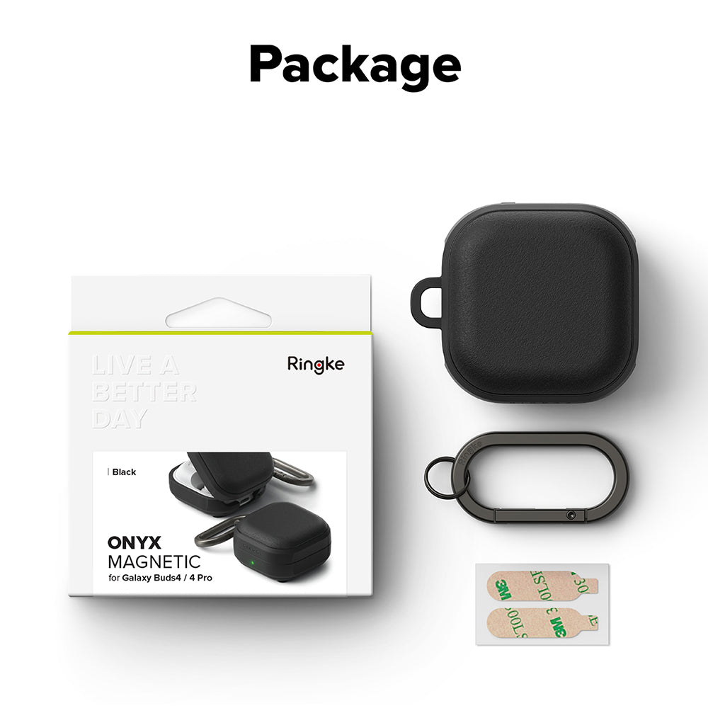 Pouzdro Ringke Onyx Magnetic pro Samsung Galaxy Buds4 / Buds4 Pro, Černé