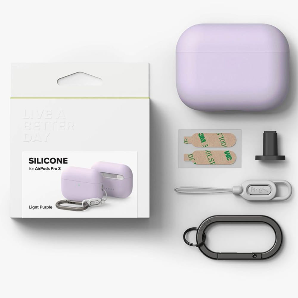 Pouzdro Ringke pro Apple AirPods Pro 3, Světle fialové