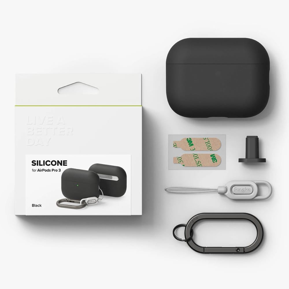 Pouzdro Ringke pro Apple AirPods Pro 3, Černé