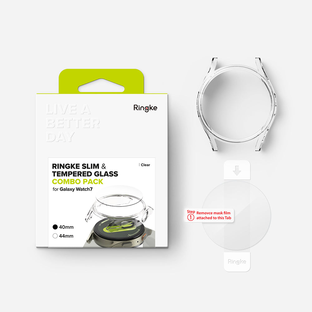 Pouzdro Ringke Slim pro Samsung Galaxy Watch7 40mm, průhledné