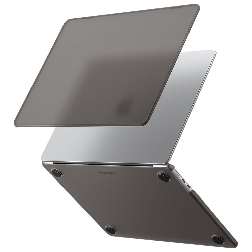 Pouzdro Spigen Airskin pro Apple MacBook Air 13palců (2026) / (2025) / (2024) / (2022), Černé saténové ACS11531