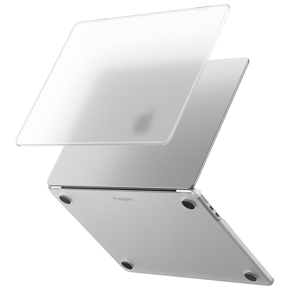 Pouzdro Spigen Airskin pro Apple MacBook Air 13palců (2026) / (2025) / (2024) / (2022), Matně průhledné ACS11530