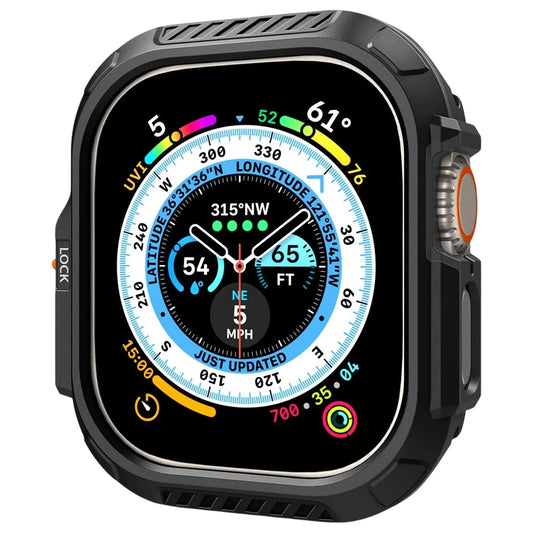 Pouzdro Spigen Lock Fit pro Apple Watch Ultra Series, Matná černá ACS06208