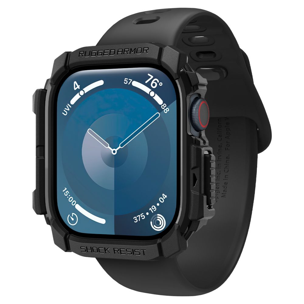 Pouzdro Spigen Rugged Armor pro Apple Watch Series 10 / 11 42mm, Černé ACS08585
