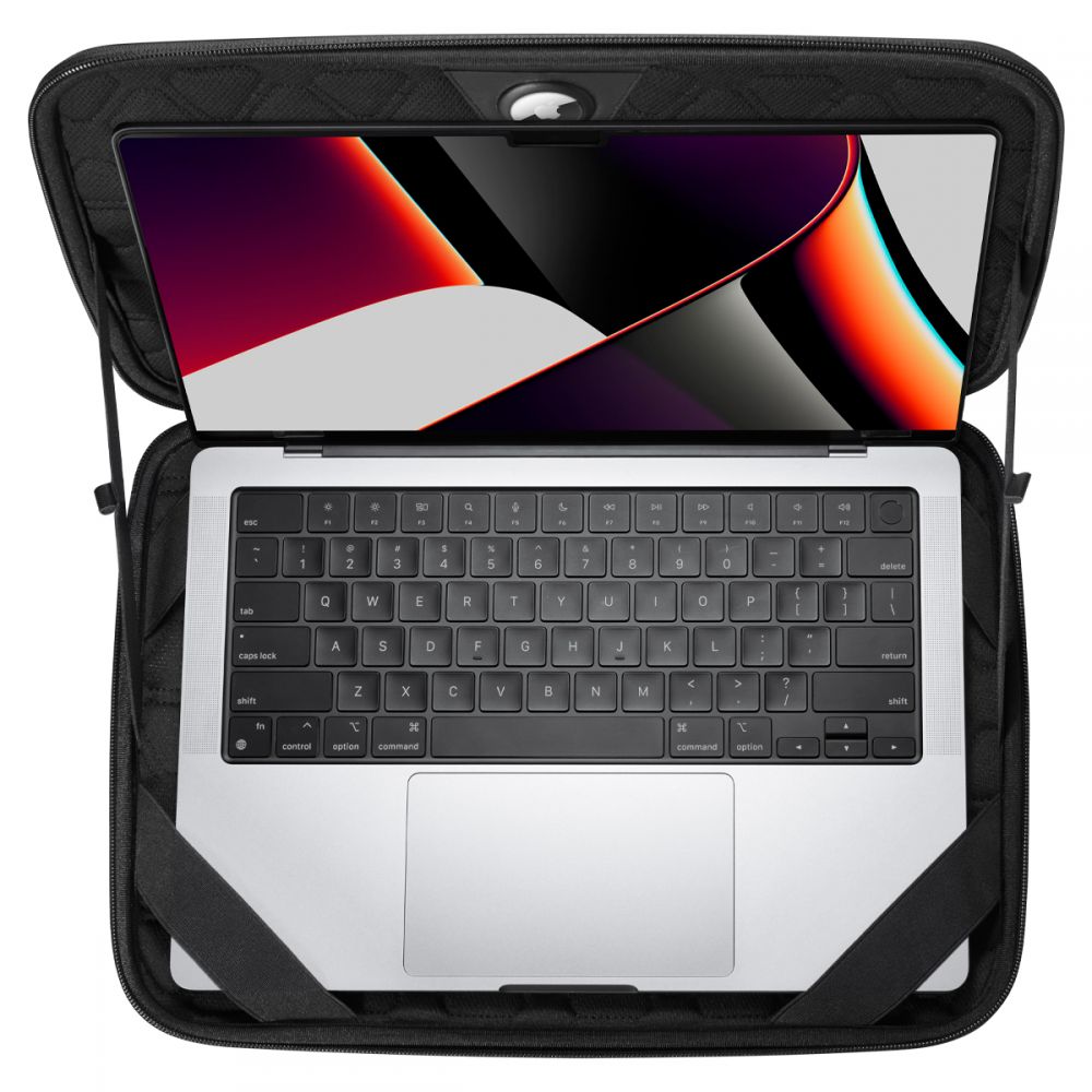 Pouzdro Spigen Rugged Armor pro notebook 13palců - 14palců, černé AFA04270