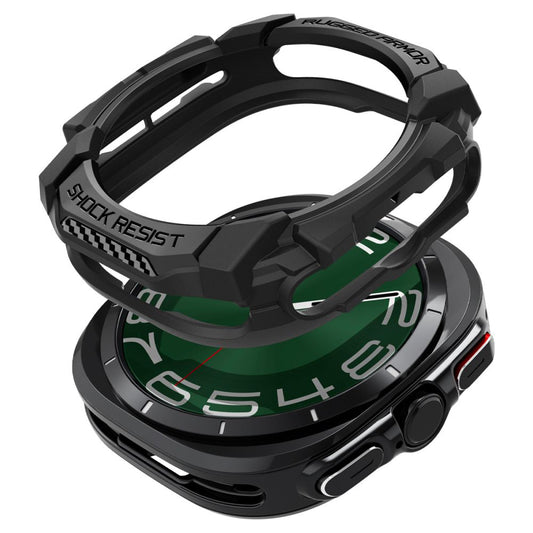 Pouzdro Spigen Rugged Armor pro Samsung Galaxy Watch Ultra, Černé