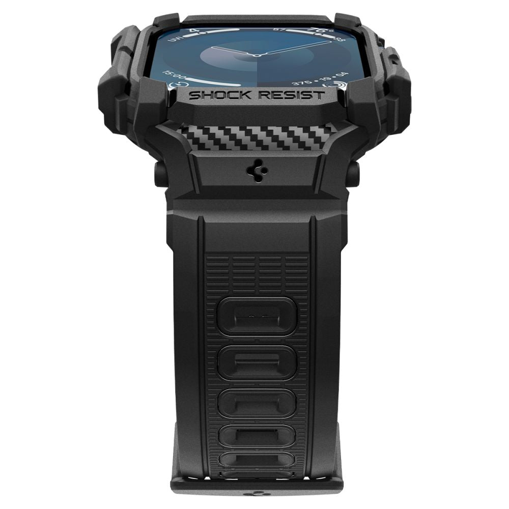 Pouzdro Spigen Rugged Armor Pro pro Apple Watch Series 10 42mm, Matně černé ACS08591