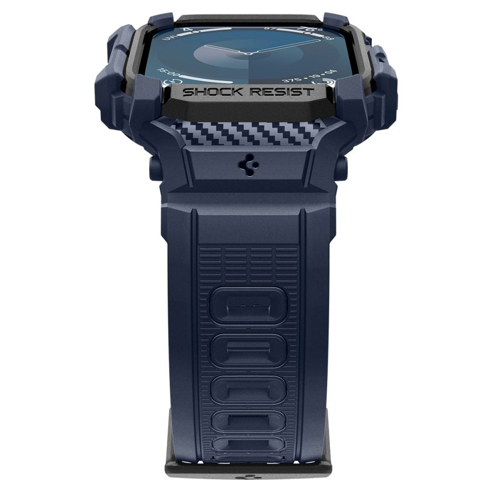 Pouzdro Spigen Rugged Armor Pro pro Apple Watch Series 10 / 11 46mm, Námořnická modř