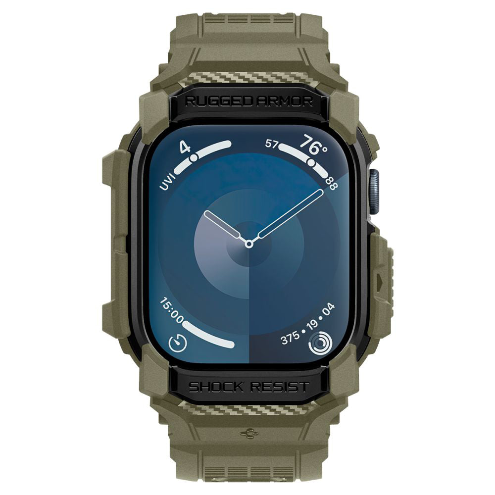 Pouzdro Spigen Rugged Armor Pro pro Apple Watch Series 10 46mm, Khaki ACS08608
