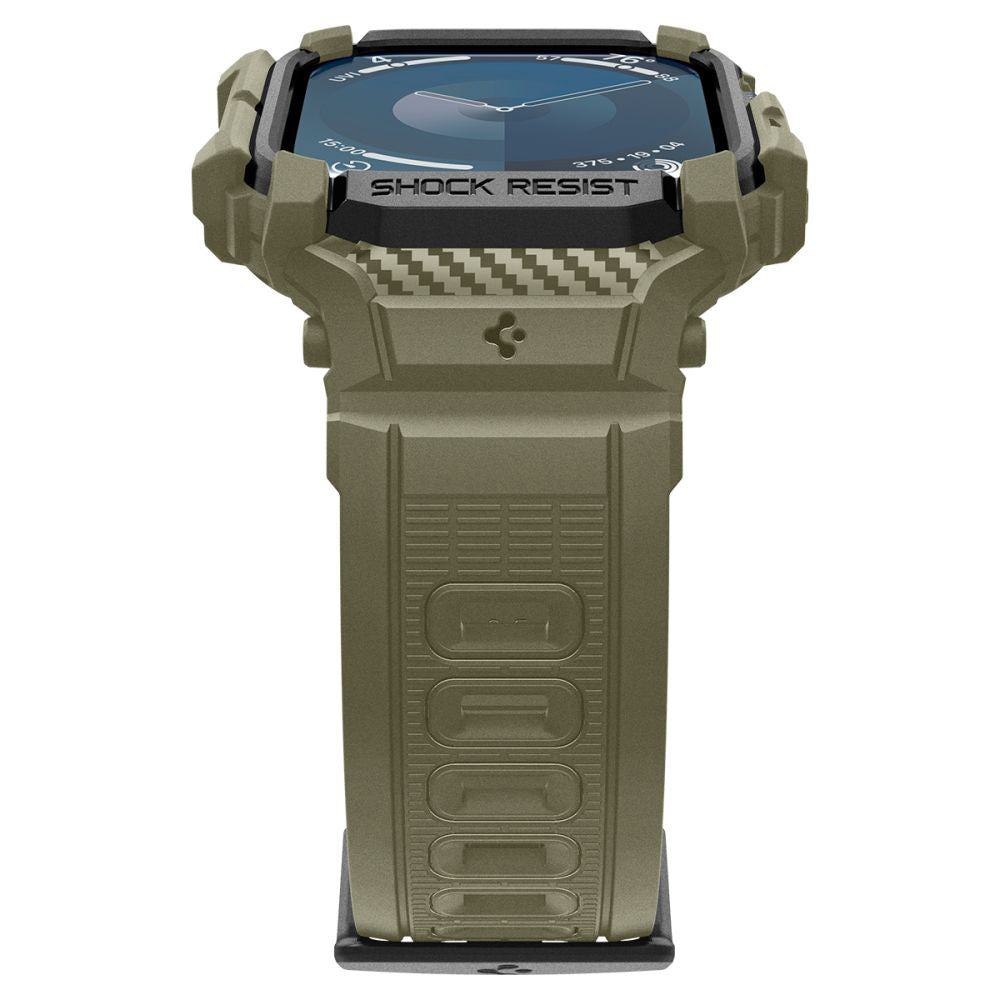 Pouzdro Spigen Rugged Armor Pro pro Apple Watch Series 10 46mm, Khaki ACS08608