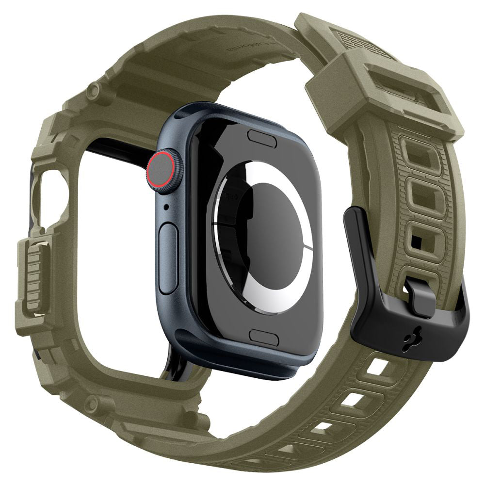 Pouzdro Spigen Rugged Armor Pro pro Apple Watch Series 10 46mm, Khaki ACS08608