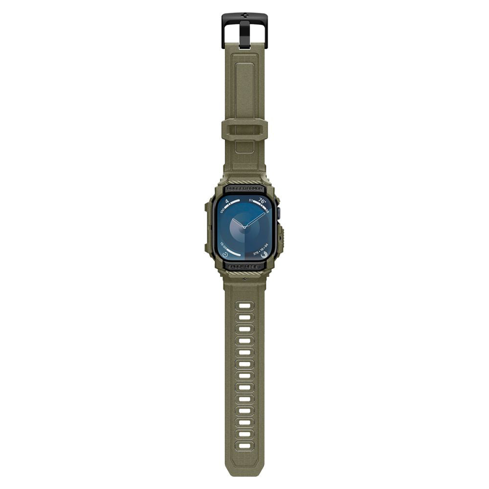 Pouzdro Spigen Rugged Armor Pro pro Apple Watch Series 10 46mm, Khaki ACS08608