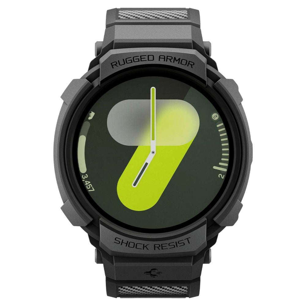Pouzdro Spigen Rugged Armor Pro pro Samsung Galaxy Watch8 40mm, Matně černé ACS10005