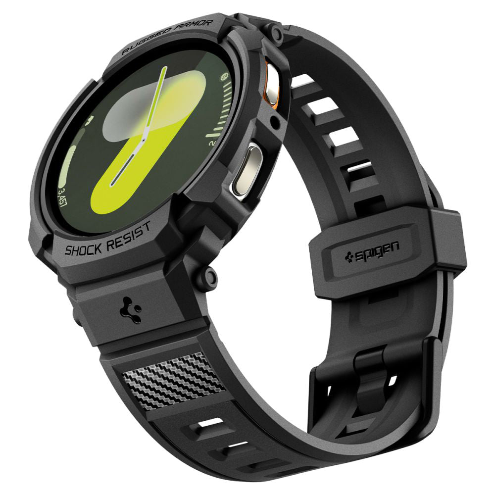 Pouzdro Spigen Rugged Armor Pro pro Samsung Galaxy Watch8 40mm, Matně černé ACS10005