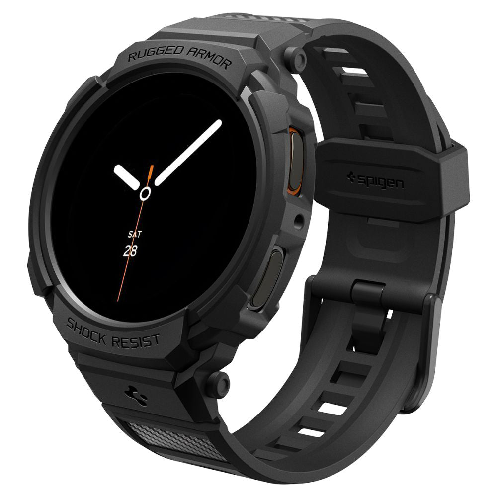 Pouzdro Spigen Rugged Armor Pro pro Samsung Galaxy Watch8 44mm, Černé ACS10007