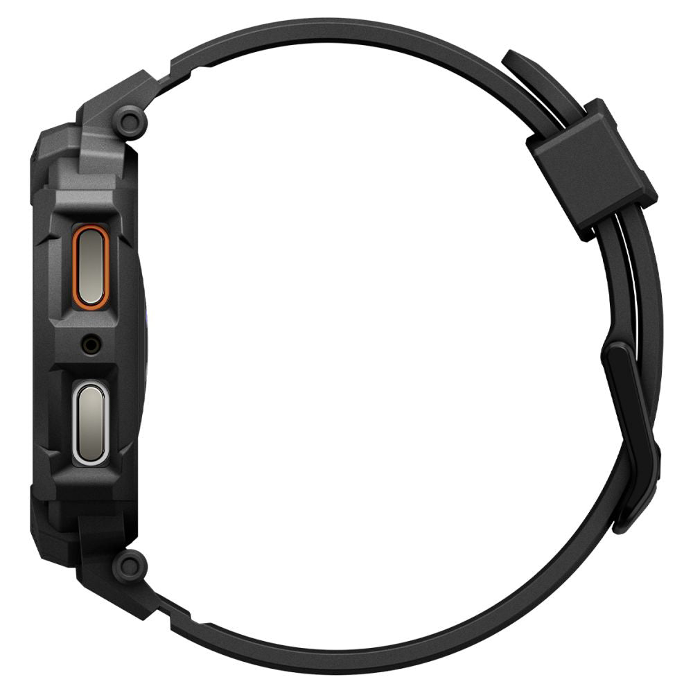 Pouzdro Spigen Rugged Armor Pro pro Samsung Galaxy Watch8 44mm, Černé ACS10007