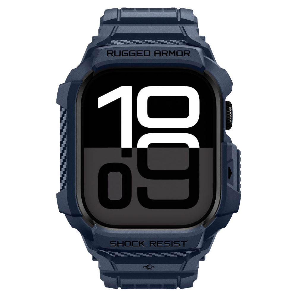 Pouzdro Spigen Rugged Armor Pro V2 pro Apple Watch Series 10 / 11 42mm, Námořnická modř ACS10495
