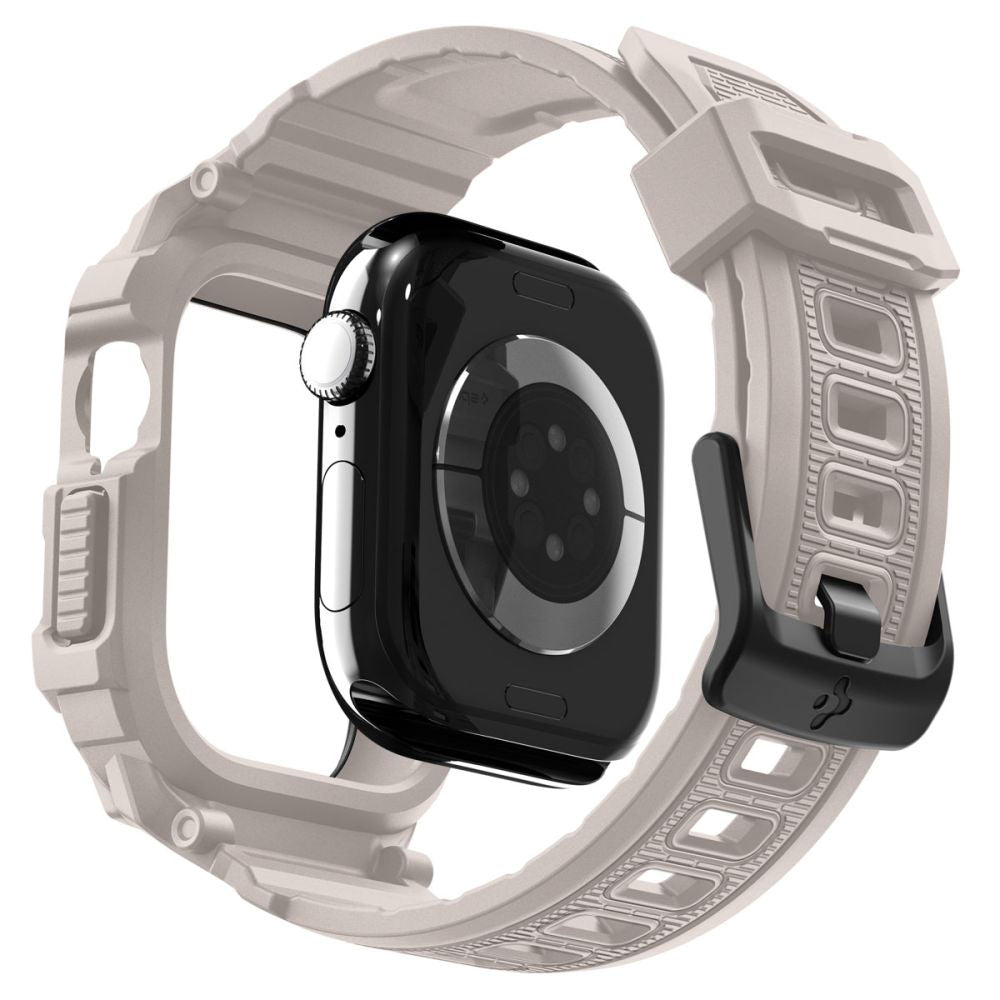 Pouzdro Spigen Rugged Armor Pro V2 pro Apple Watch Series 10 / 11 46mm, Béžová ACS10506