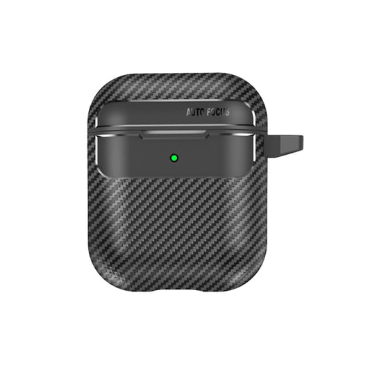 Pouzdro Techsuit CarbonFiber pro Apple AirPods Gen 2 / Gen 1, černé