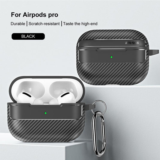 Pouzdro Techsuit CarbonFiber pro Apple AirPods Pro Series, černé