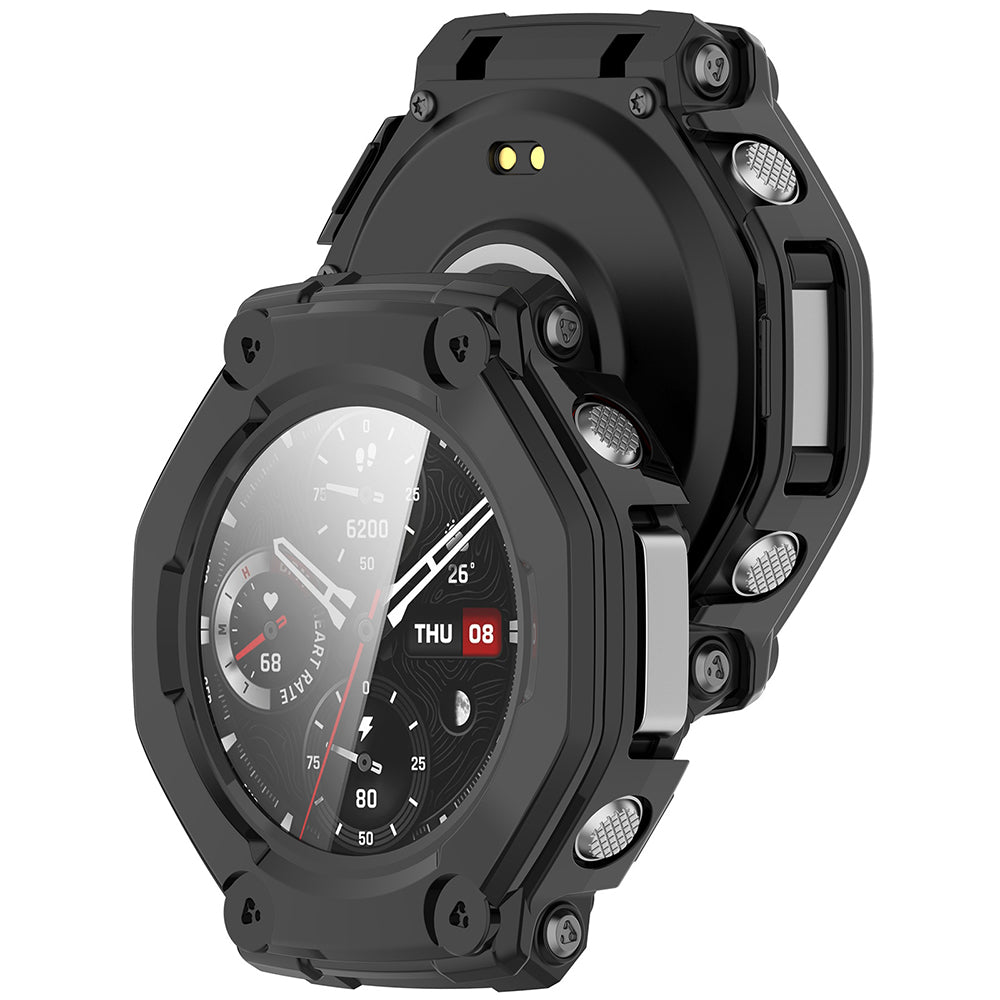 Pouzdro Techsuit Defense360 Pro pro Amazfit T-Rex 3, Černá