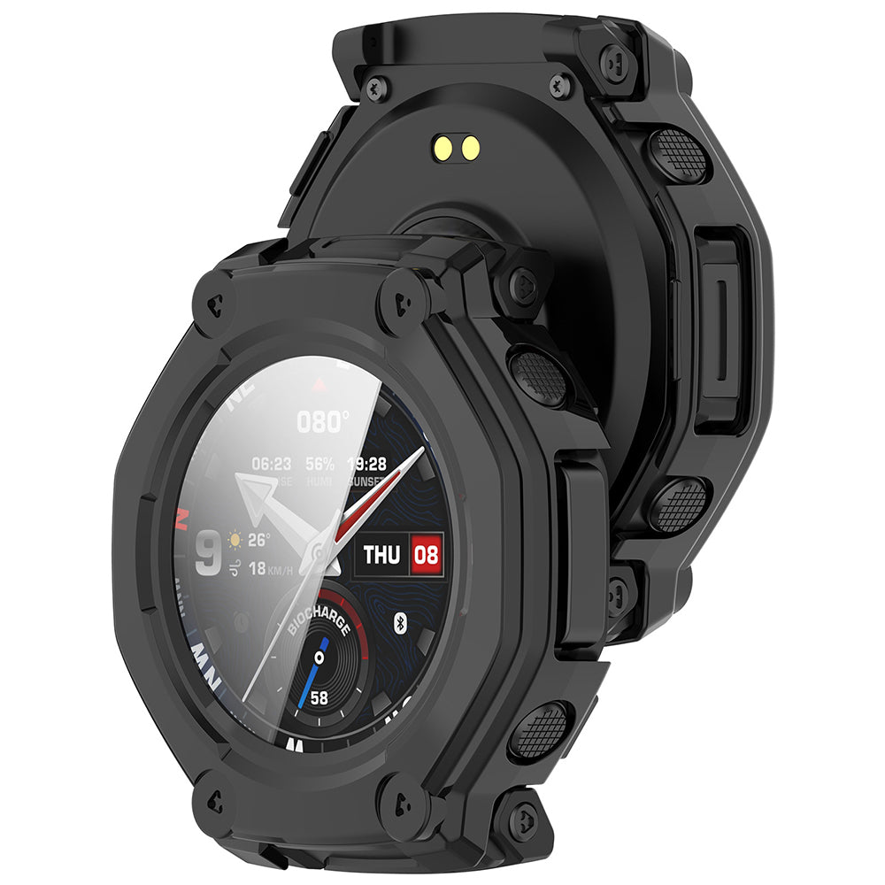 Pouzdro Techsuit Defense360 Pro pro Amazfit T-Rex 3 Pro 48mm, černé