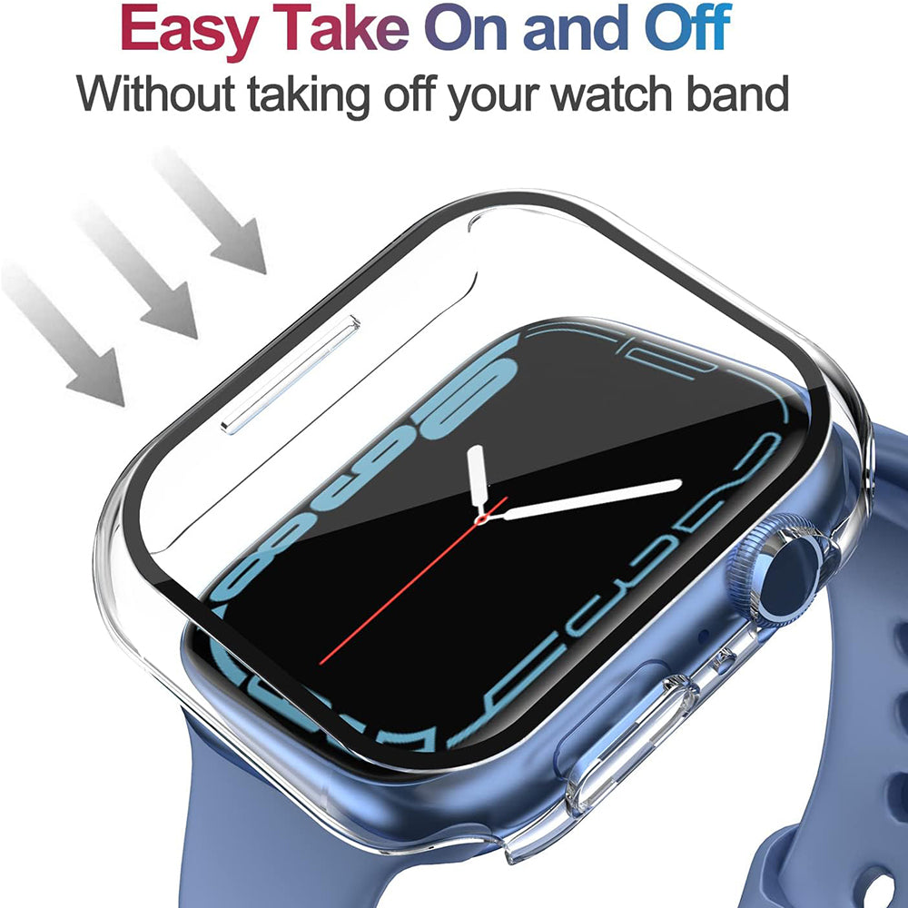 Pouzdro Techsuit Defense360 Pro pro Apple Watch 7 45mm Series, průhledné