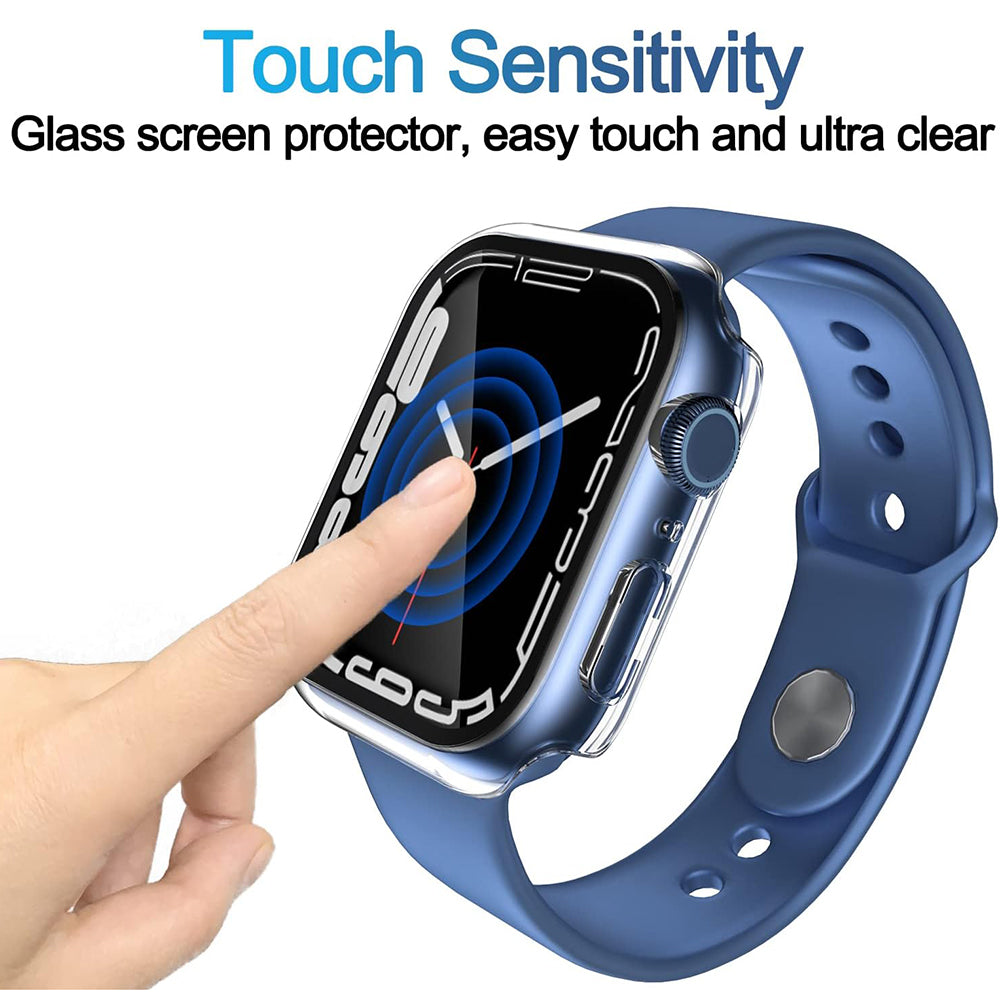 Pouzdro Techsuit Defense360 Pro pro Apple Watch 7 45mm Series, průhledné