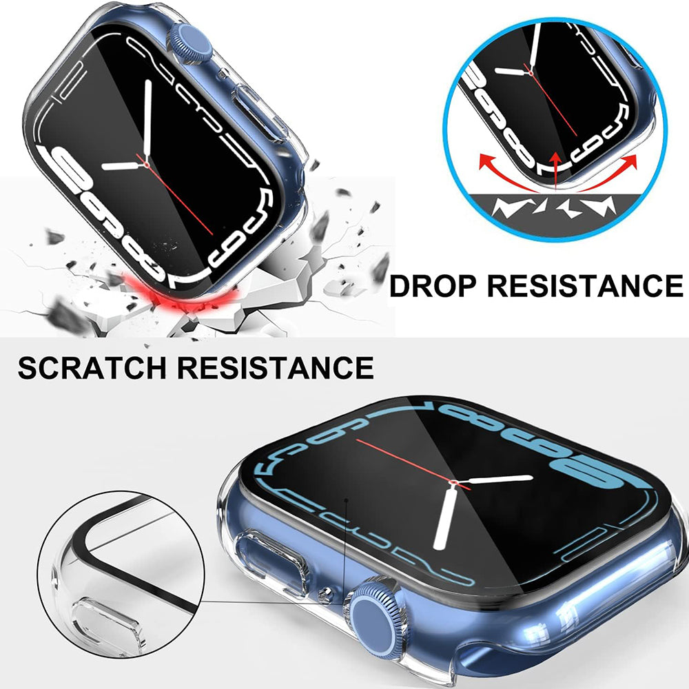 Pouzdro Techsuit Defense360 Pro pro Apple Watch 7 45mm Series, průhledné
