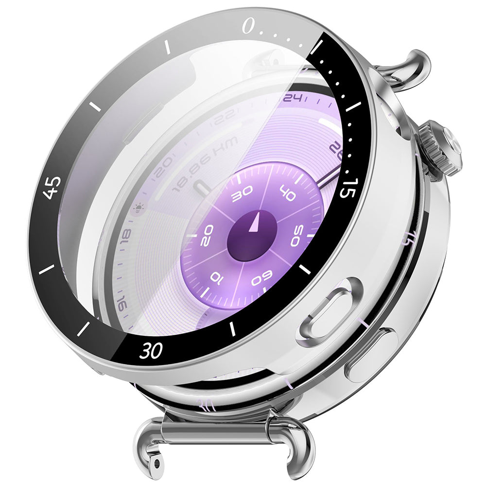 Pouzdro Techsuit Defense360 Pro Bezel pro Huawei Watch GT 6 41mm, Stříbrné