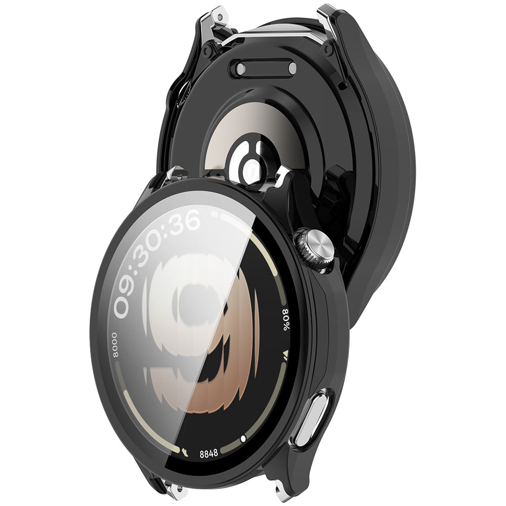 Techsuit Defense360 Pro Case for Oppo Watch S / OnePlus Watch Lite, Black