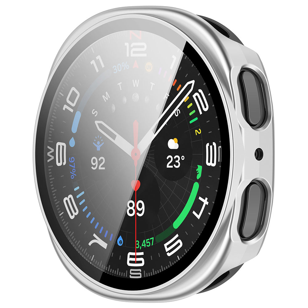 Pouzdro Techsuit Defense360 Pro pro Samsung Galaxy Watch9 / Watch8 44mm, Stříbrné