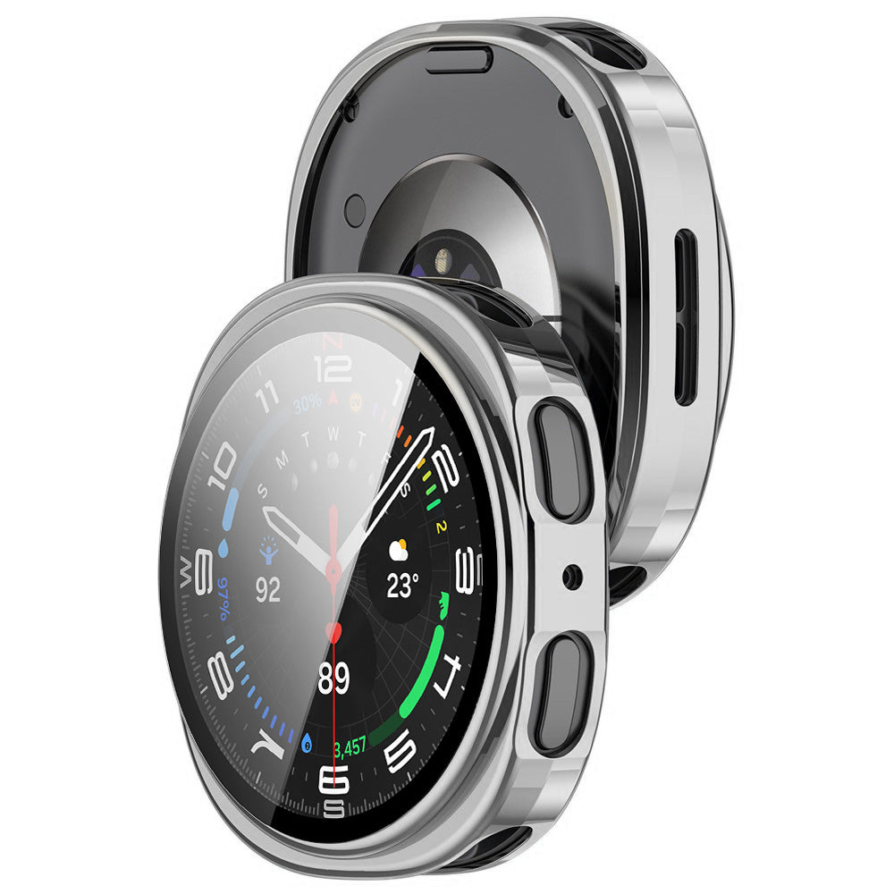 Pouzdro Techsuit Defense360 Pro pro Samsung Galaxy Watch9 / Watch8 44mm, Stříbrné