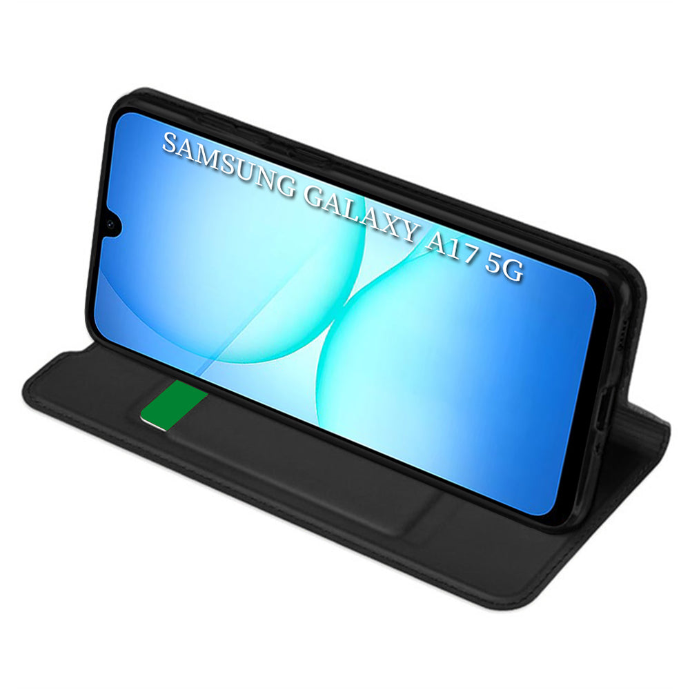 Pouzdro pro Samsung Galaxy A17 5G, Techsuit, Magskin Book, Černé