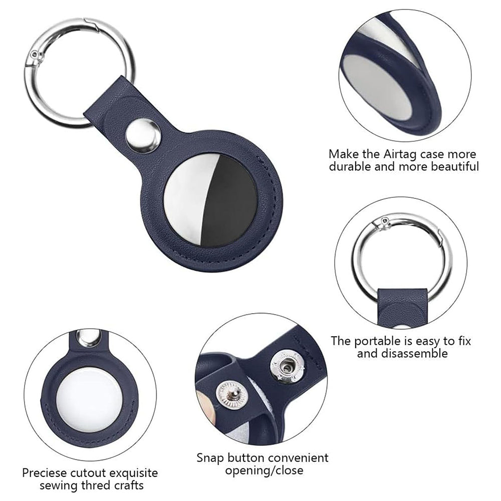 Pouzdro Techsuit SLH1 pro Apple AirTag, modré