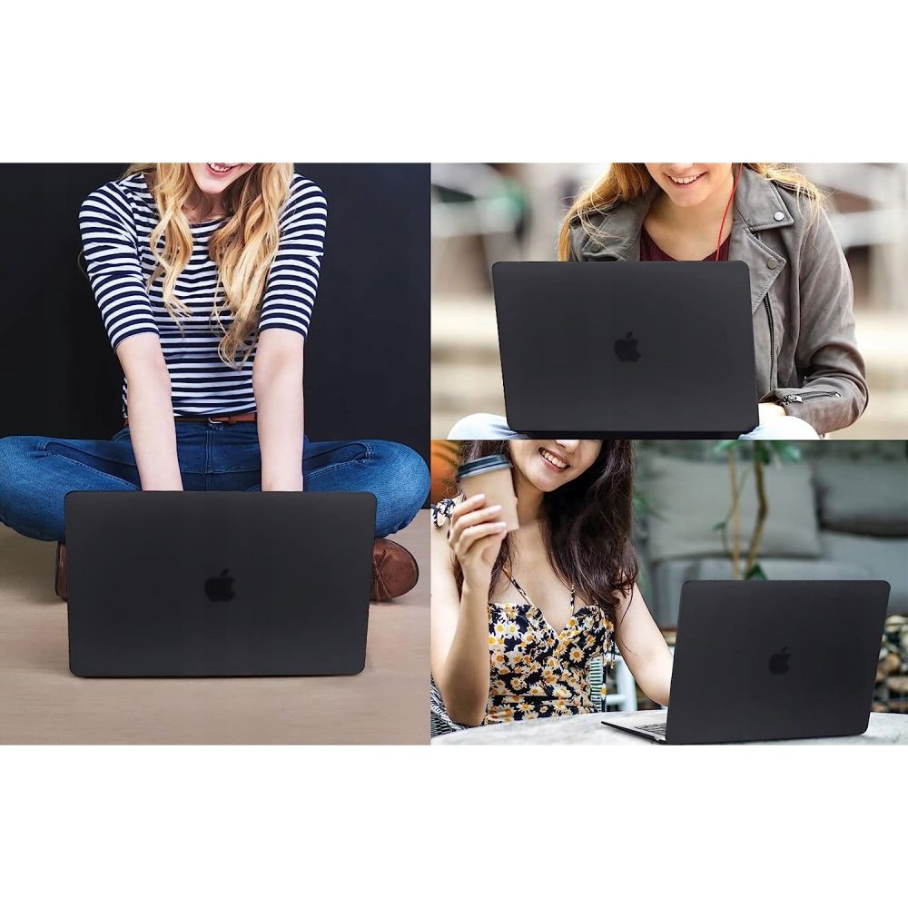 Pouzdro Techsuit UltraShell pro Apple MacBook Air 15palců (2026) / (2025) / (2024) / (2023), Matná černá
