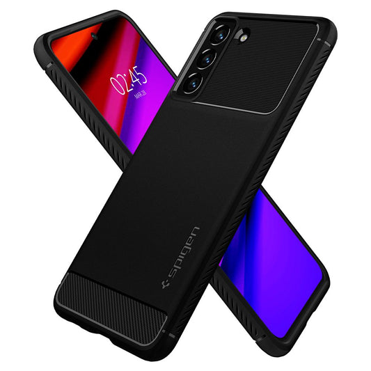 Pouzdro pro Samsung Galaxy S21 FE 5G G990, Spigen, Rugged Armour, černé ACS03049