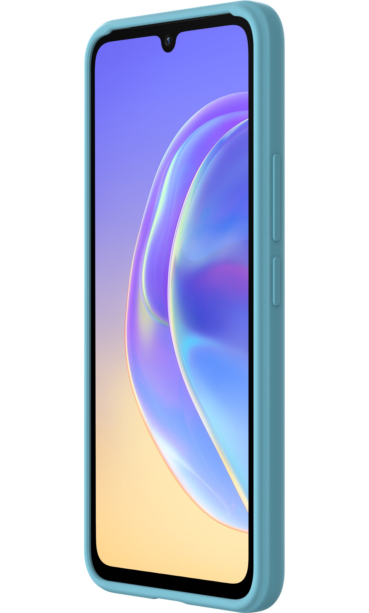 Pouzdro pro vivo V21 5G, silikonový kryt, modré 6000173