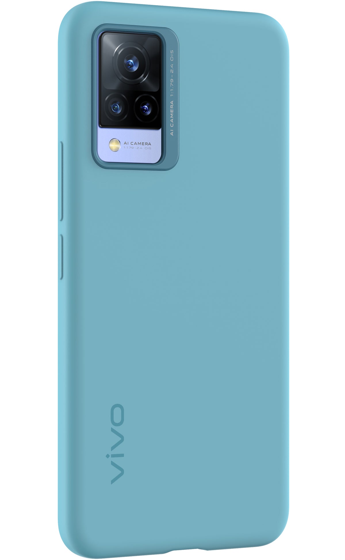 Pouzdro pro vivo V21 5G, silikonový kryt, modré 6000173