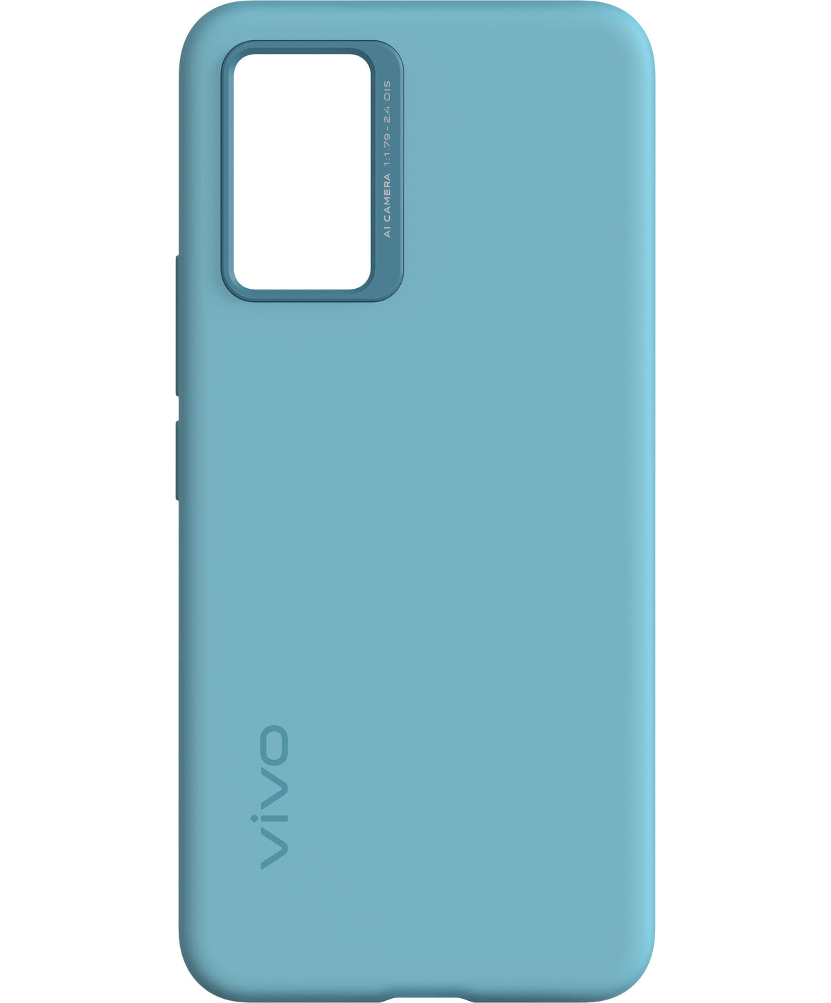 Pouzdro pro vivo V21 5G, silikonový kryt, modré 6000173