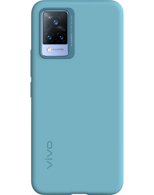 Pouzdro pro vivo V21 5G, silikonový kryt, modré 6000173