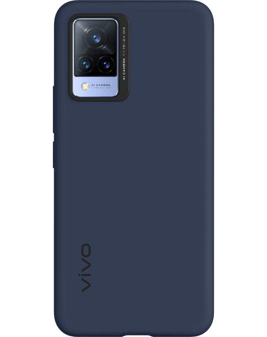 Pouzdro pro vivo V21 5G, silikonový kryt, modré 6000172