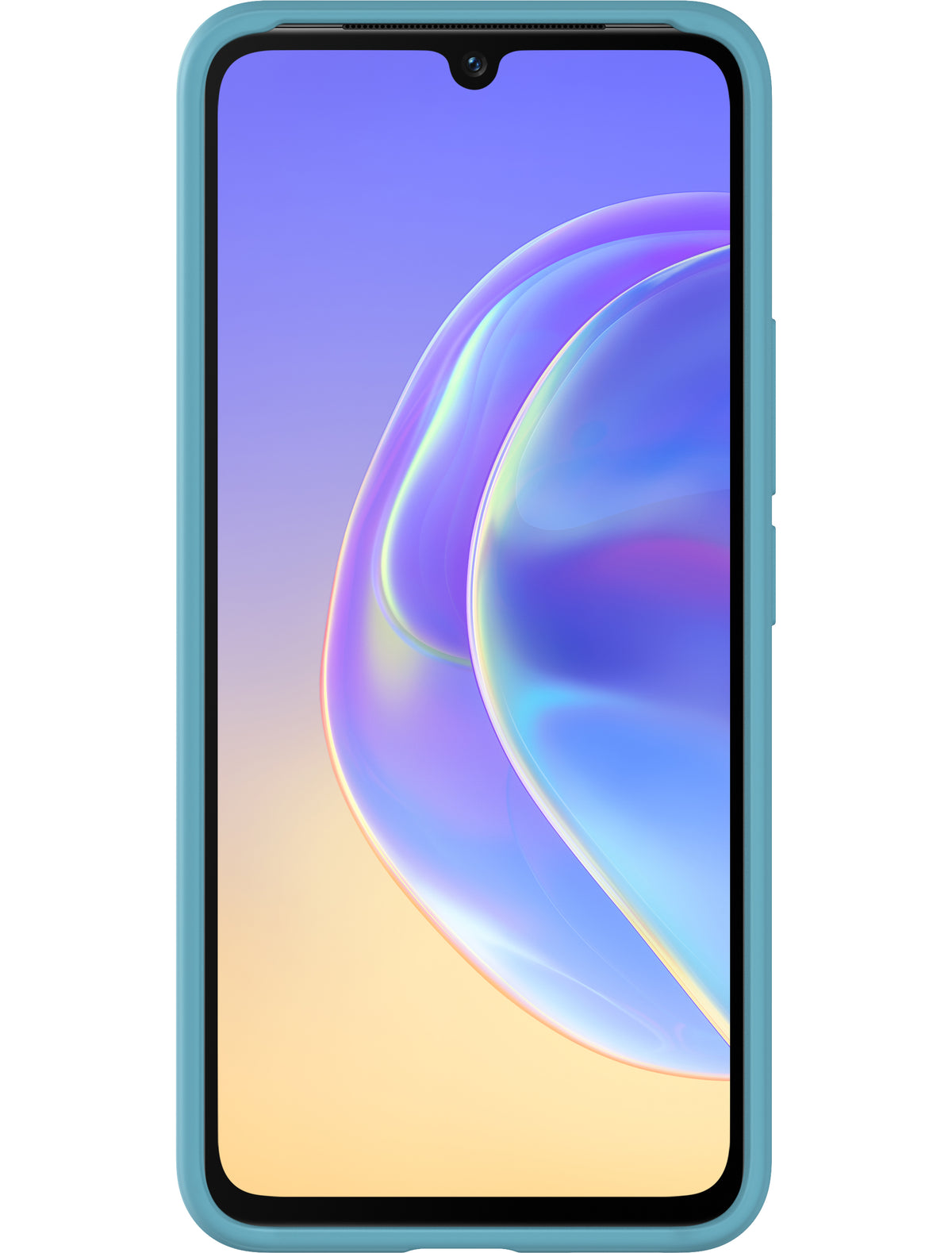Pouzdro pro vivo V21 5G, silikonový kryt, modré 6000173