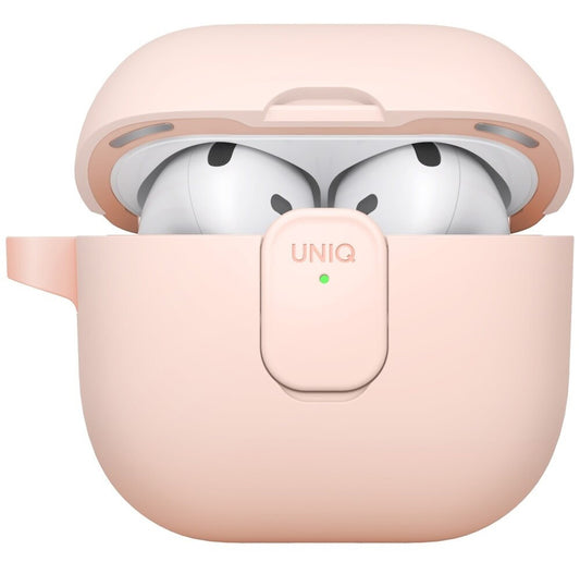Pouzdro UNIQ Clyde pro Apple AirPods 4, Coral