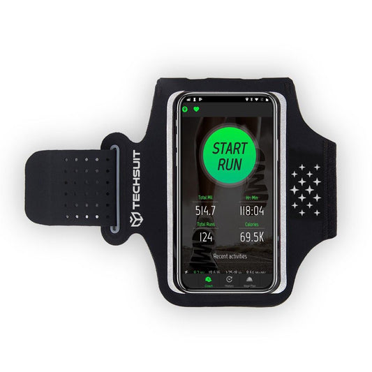 Univerzální pouzdro na telefon max. 6,5 palce, Techsuit, Sports TH10, šedé