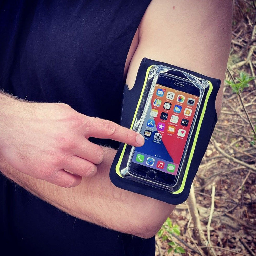 Univerzální pouzdro na telefon max. 6,5 palce, Techsuit, Sports TH10, šedé